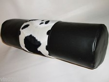 Schwarz Kunstleder & Velboa