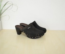 coole Tamaris Clogs Pantoletten Gr. 40 Echtleder Schuhe