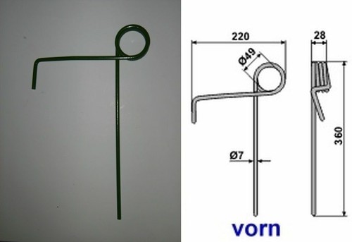 Saatstriegelzinken