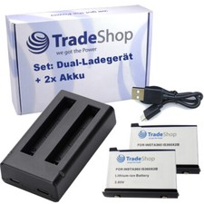 Set: Dual LED Ladegerät + 2x