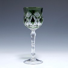 Peill Bleikristall Überfangrömer 1980er Jahre - smaragd