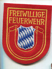 Feuerwehr Abzeichen Bayern FFW gelb auf rot (Fa409-6)