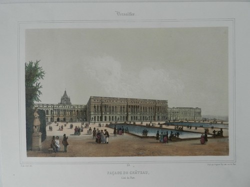 Versailles facade chateau - versailles, u