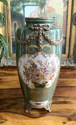 Porzellanvase jugendstil - porzellanvase,