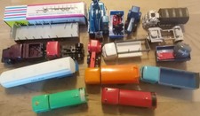 VEB DDR Bstlerkonvolut Feuerwehr Traktor Bagger Anhänger Pritsche 1:87