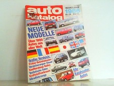 Auto Katalog Modelljahr 1986