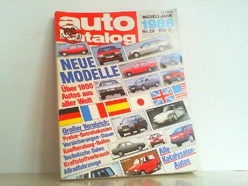 Auto katalog modelljahr 1986 - auto,