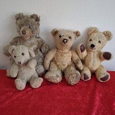 Vintage Teddybären x 4 Zotty