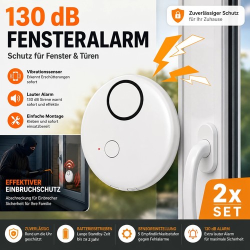 Fensteralarm 130db - 2x,