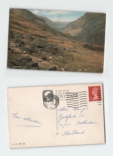 Alte postkarte llanberis pass - postkarte,