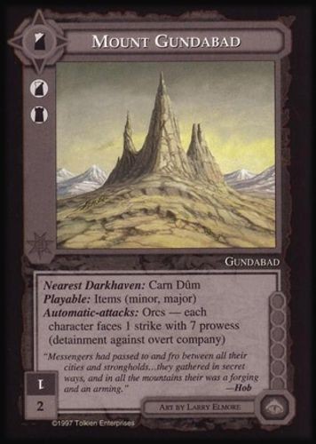 Mount gundabad lidless eye - gundabad,
