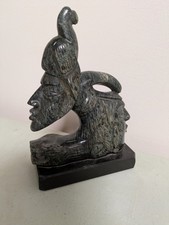 Feine Figur Maya Azteken Stein