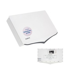 Humax mobile Flachantenne H40D, 2 Teilnehmer Twin LNB, Montagematerial, B-Ware