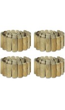 4 Holzumrandung Umrandung