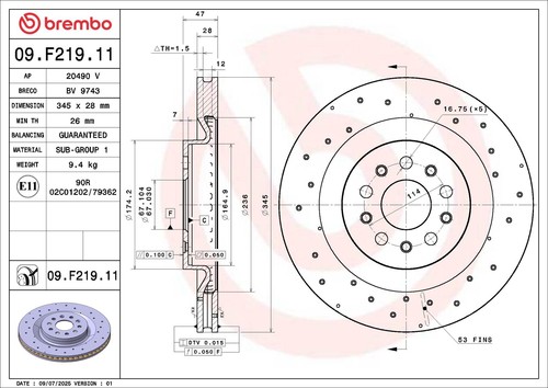 Brembo bremsscheiben - brembo,