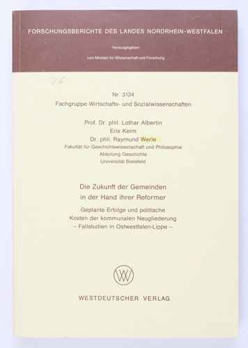 Die zukunft der - gemeinden, in