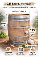 225L Eichenfass Weinfass