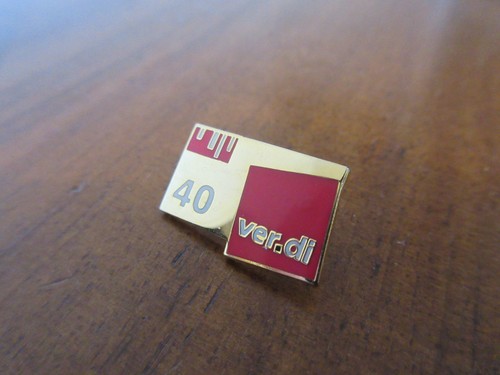 Pin jahre verdi ver - 40, ver.di