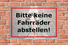 Fahrrad-Schild Bitte keine