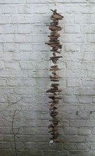 Bezaubernd schöne, mediterrane Girlande, Treibholz, braun, maritim