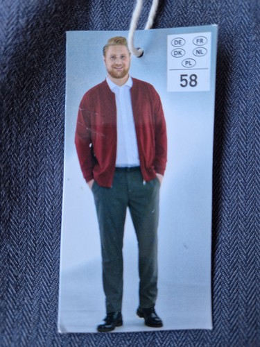 Straight herren wolloptik - up,