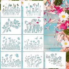Blumen Schablonen zum Malen 9