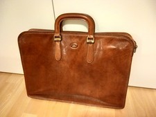 Edle aktentasche aus leder von - aus,