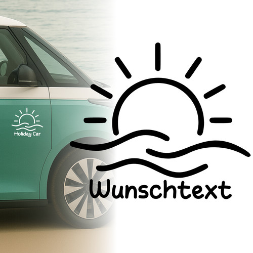 Sonne meer auto - sonne, mit