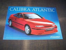TOPRARITÄT Herrlicher Prospekt Irmscher Opel Calibra Atlantic von 1990 !!!
