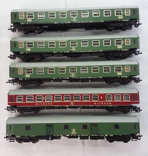 5tlg personenwagen set - personenwagen, -set