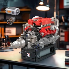 V8 Motor Bausteine Modell