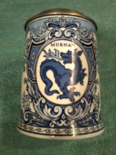 Porzellan bierkrug aus dem - bierkrug,