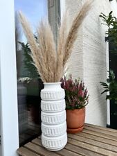 Scheurich Bodenvase * Mid Century 40 cm * weiß * Vintage * Model Tundra 268-40