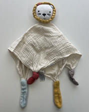 BABYDREAM  Rossmann Löwe  beige rot Schmusetuch Schnuffeltuch Kuscheltuch