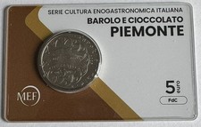 5 Euro Silber Italien 2025, Piemont - Barolo & Schokolade Küche und Wein
