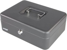 HMF Geldkassette Münzfächer anthrazit Marktkassette Münzfächer Geldkasse