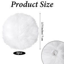 6pcs 7cm Pom Poms for Crafts