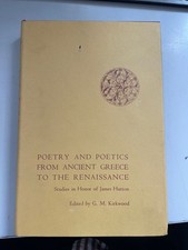 Poetry and Poetics from