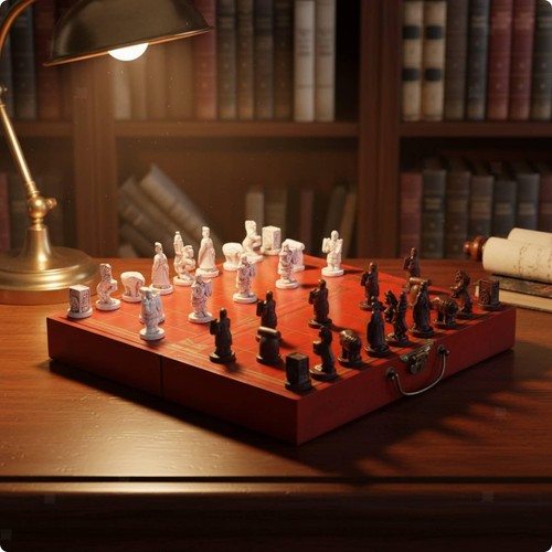 Terrakotta-Krieger-Schach