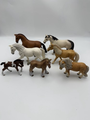Schleich pferde set - 7x,