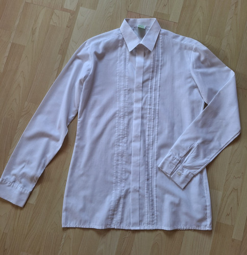 Elegantes weißes hemd mit - elegantes,