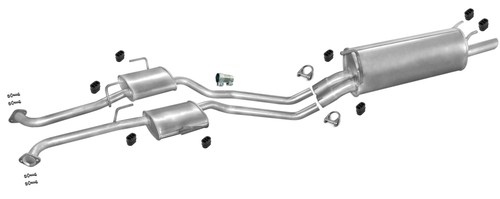 Auspuff für omega - für,