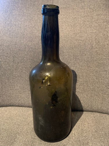 Glas flasche antik 1800 - flasche,