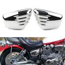 Chrom Batterie Abdeckung Deckel Für Yamaha XV 700 750 1000 1100 Virago 1986-1999