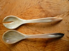 Salatbesteck Horn neu, sehr