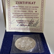 1x 1000/000 Silber Taler 1778