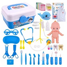 43PCS Arztkoffer Doktor Spielset Rollenspiel Kit Geschenke für Kinder Spielzeug