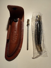 Taschenmesser Laguiole Damastmesser Klappmesser Horngriff Rostfrei (wie neu)