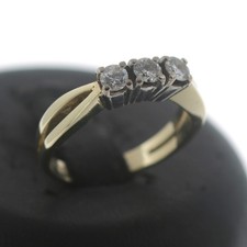 Diamant Ring 585 Gold 14 Kt