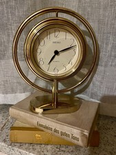 Seiko Standuhr Tischuhr Gold